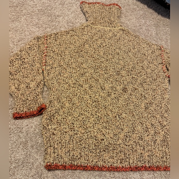 Free People Cream Echo Pullover Sweater XS - Picture 13 of 16